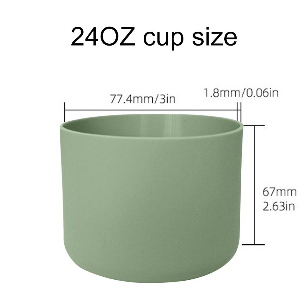 

Силиконовый чехол для бутылки для воды для Owala 24 унции 32 унции 40 унций Противоскользящий защитный рукав Нижний бампер Уплотнительное кольцо для бутылки Силиконовая пробка