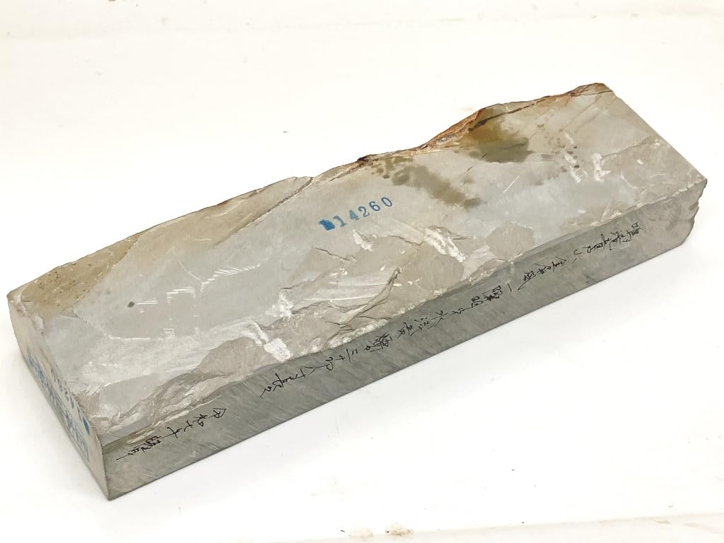 Natural Whetstone Shomotoyama Yamashiro Meihon Narutaki Kinbyobu Ikkiakiaki Rui Mizuasa Yellow Glue Long Ukyo-ku Ondoyama-cho 30-cut 8-sun #60 /1,540g