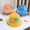 Baby Dinosaur Sun Hat With Wide Brim Cotton Polyester For Spring Autumn Kids Sun Protection
