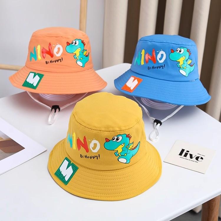 Baby Dinosaur Sun Hat With Wide Brim Cotton Polyester For Spring Autumn Kids Sun Protection