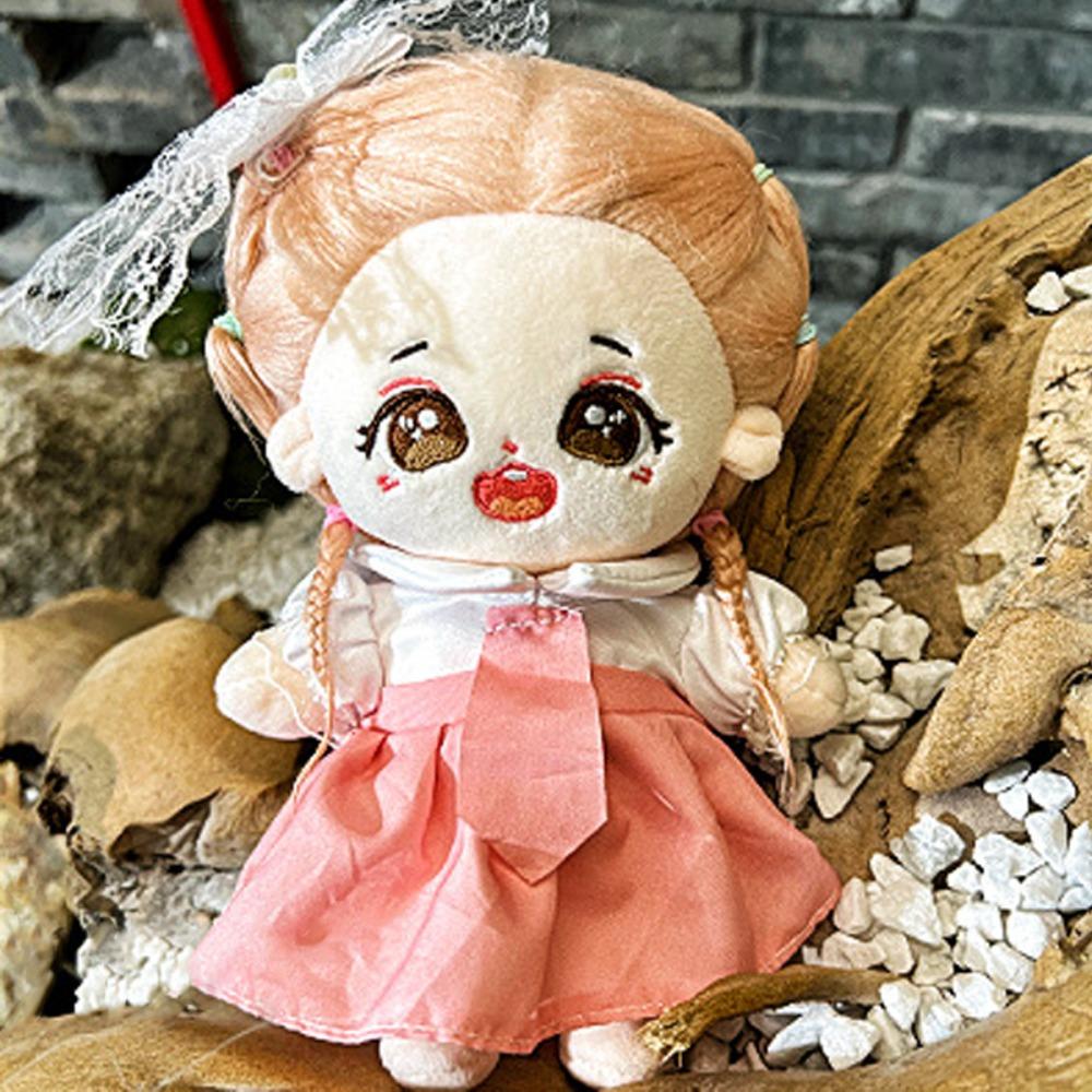 

DIY Clothing 20cm Cotton Doll Clothes Suspender Dress No Attributes Dolls Skirts Doll Accessories style 3