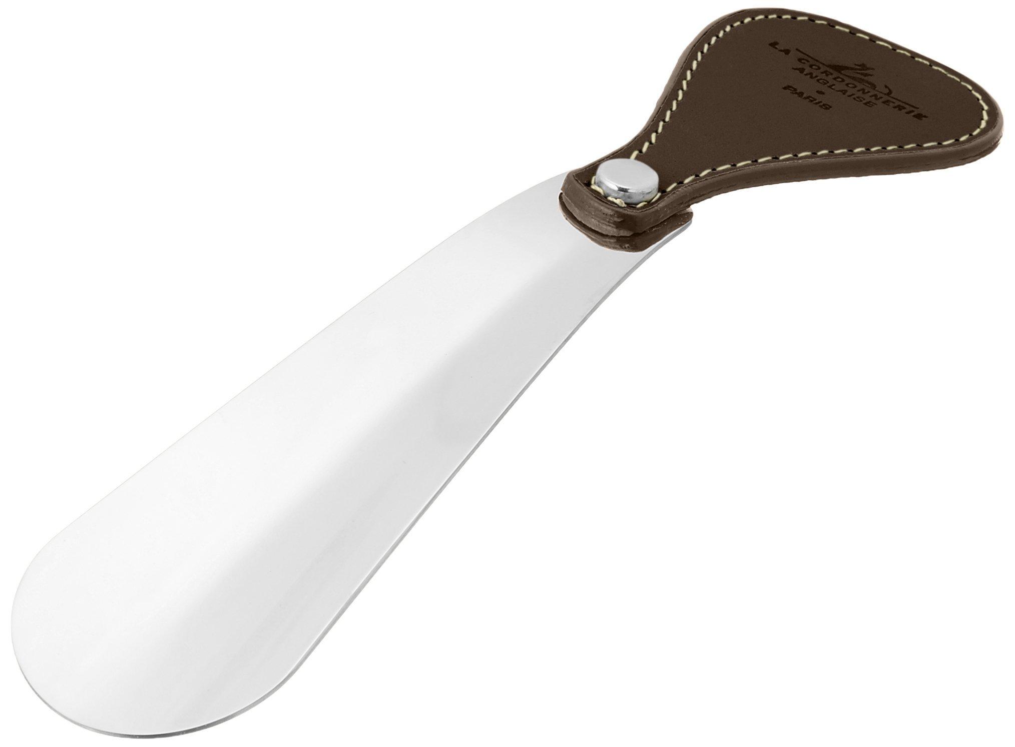

[Cordonnerie Anglaise] Metal Shoehorn Short 9562720 (Silver/Truffle size not available)
