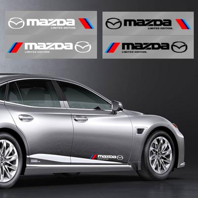 2ks 3D samolepky na auto Sportovní samolepky na bok karoserie Autopříslušenství Pro 2 3 4 5 6 7 8 ATENZA Axela 6 RX8 CX6 CX5 CX4 CX4 CX5 CX8 2 3 6 GJ