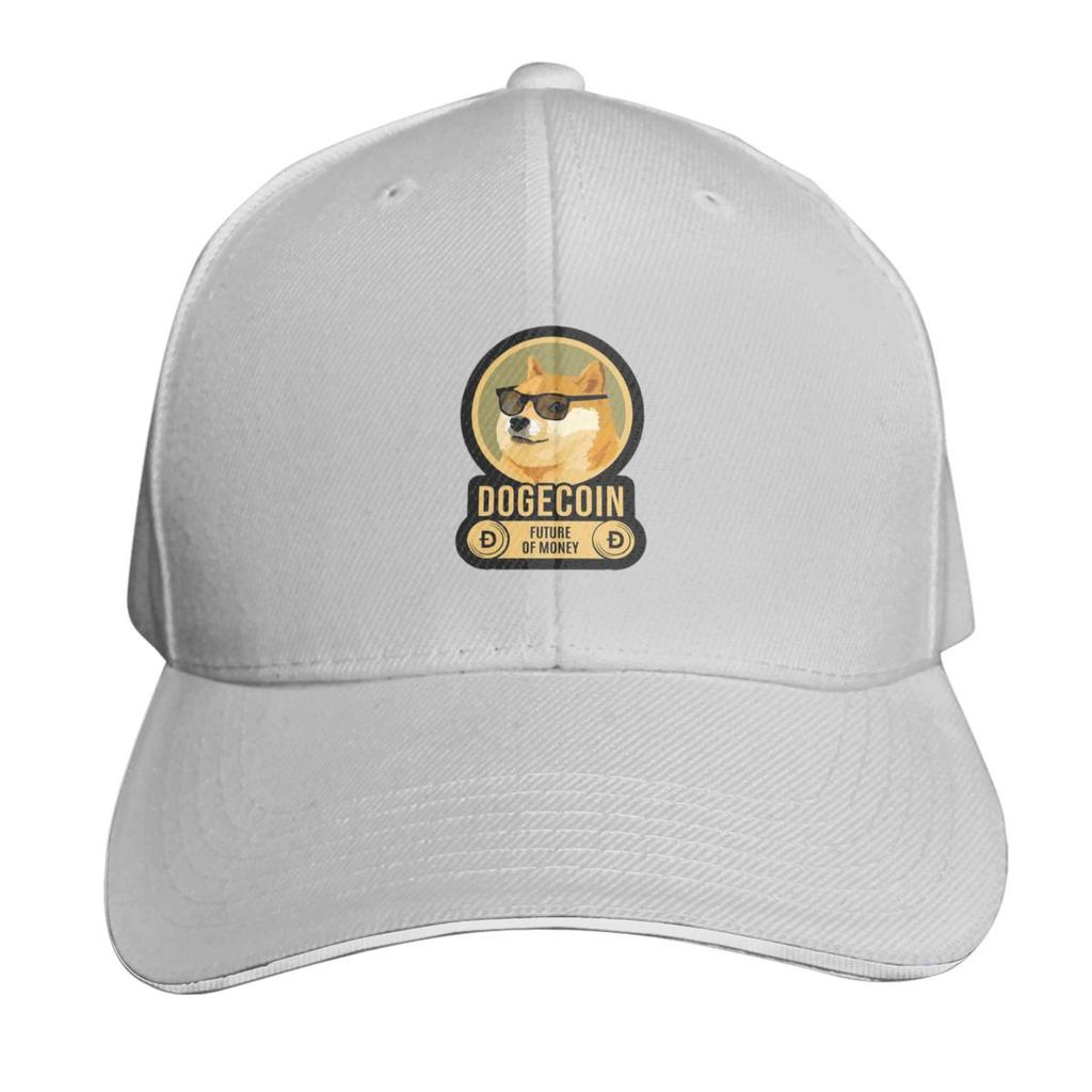 Doge The Dogecoin Funny Bitcoin Cap Fashion Casual Baseball Caps Adjustable Hat Hip Hop Summer Unisex Baseball Hats