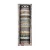 Qianmo Chujian Series Washi Tape Set Vintage Botanical Decorative Paper Tape for Journaling Scrapbooking DIY Craft Gift Box