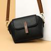 Fashiable Women's Leather Compact Crossbody Bag, Korean Versi Solid Color Single Shoulder Shell Bag, Suitable for Banquets