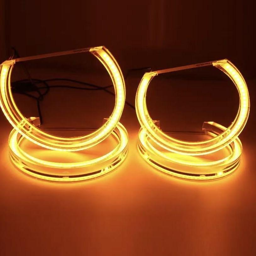 BMW E36 E46 E38 E39 E60 Semi-Circle LED Angel Eye Rings
