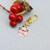 Exquisite Cat Keychain: Japanese Style Cartoon Cup Charm - A Delightful Gift for Friends.