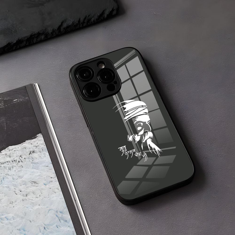 Sikh Khanda Sikhism SOVEREIGN Phone Case For IPhone 17 Air 16 E Pro Max 15 14 13 Mini 12 Pro 11 Max Plus Black Glass Cover