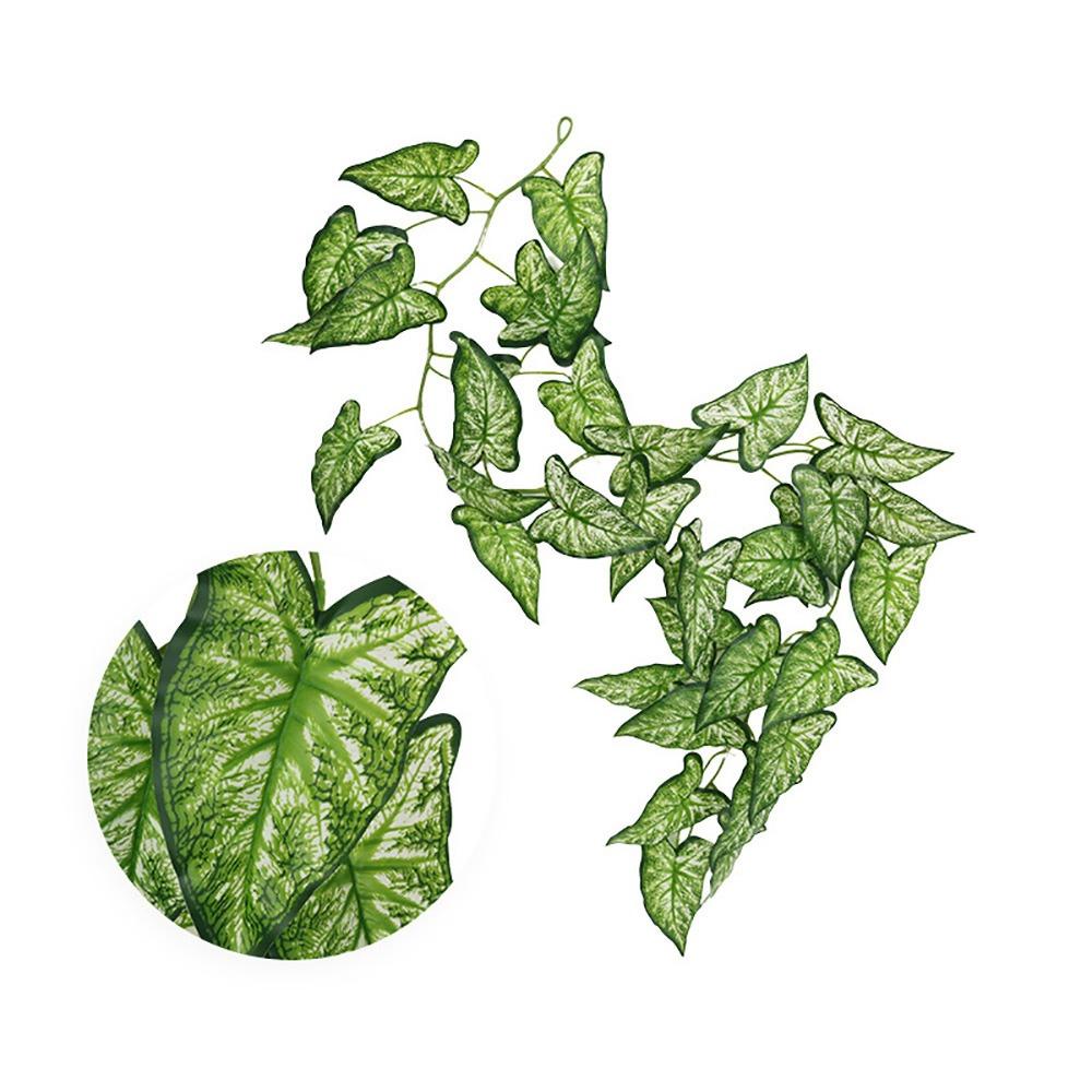 

180cm Length Green Leaves Artificial Plant Photo Props DIY Accessories Simulation Leaves Vine Pipe Wraping Vine