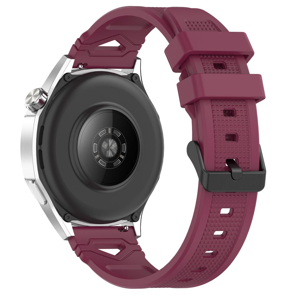 22mm Universelles Silikon-Uhrenarmband für Huawei Watch GT 5 Pro 46mm/GT 5 46mm/GT 4 46mm Armband mit gepunkteter Textur