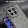 For iQOO Z10 Turbo Case Luxury PU Leather Phone Case For Vivo iQOO Z10 Turbo Pro 5G Back Cover Matte Silicone Full Protection