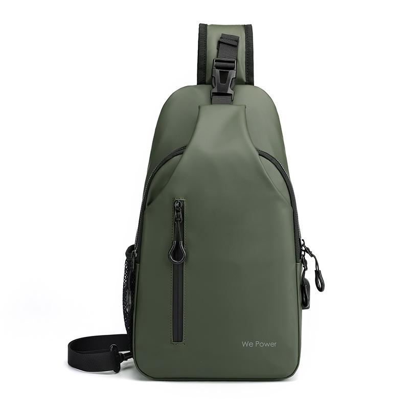 Męska torba na klatkę piersiową, podróżna torba na ramię, torba na ramię, plecak, duża pojemność, wielofunkcyjna, wodoodporna i zabezpieczona przed kradzieżą