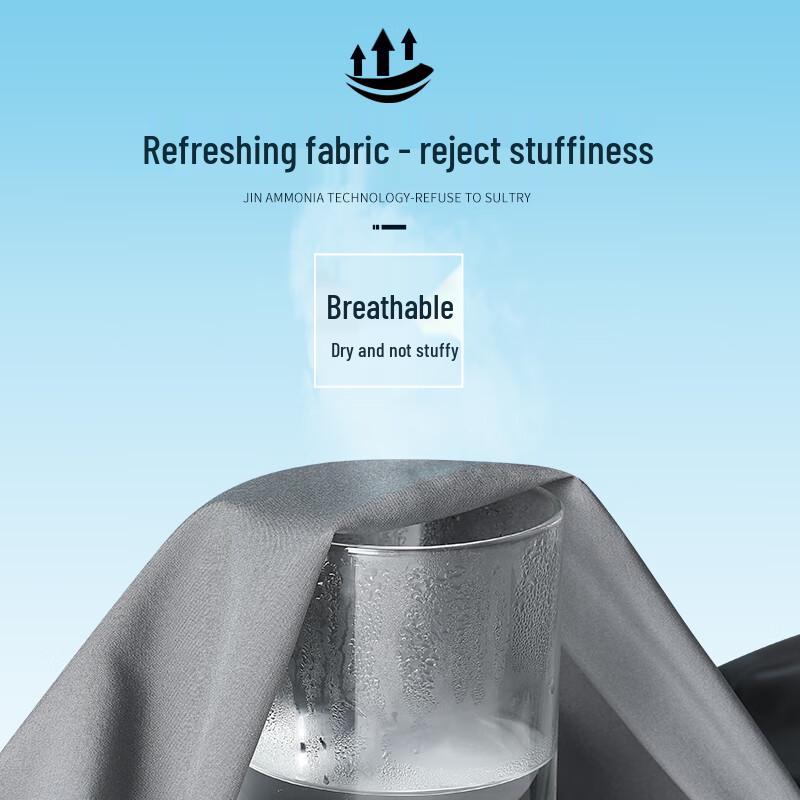 Jeanswest Men's Summer Ice Silk Straight Casual Pants