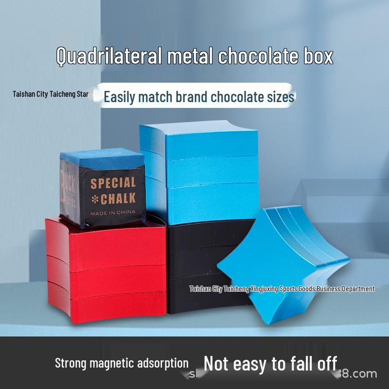 Aluminum Billiard Chalk Protector - Octagonal Snooker Chalk Clip