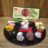 Yokkaichi Bankoyaki [Made In Japan] Zodiac Ornament, Complete Set of 12 Zodiac Signs, New Year's Decoration [Made In Japan] H-3120