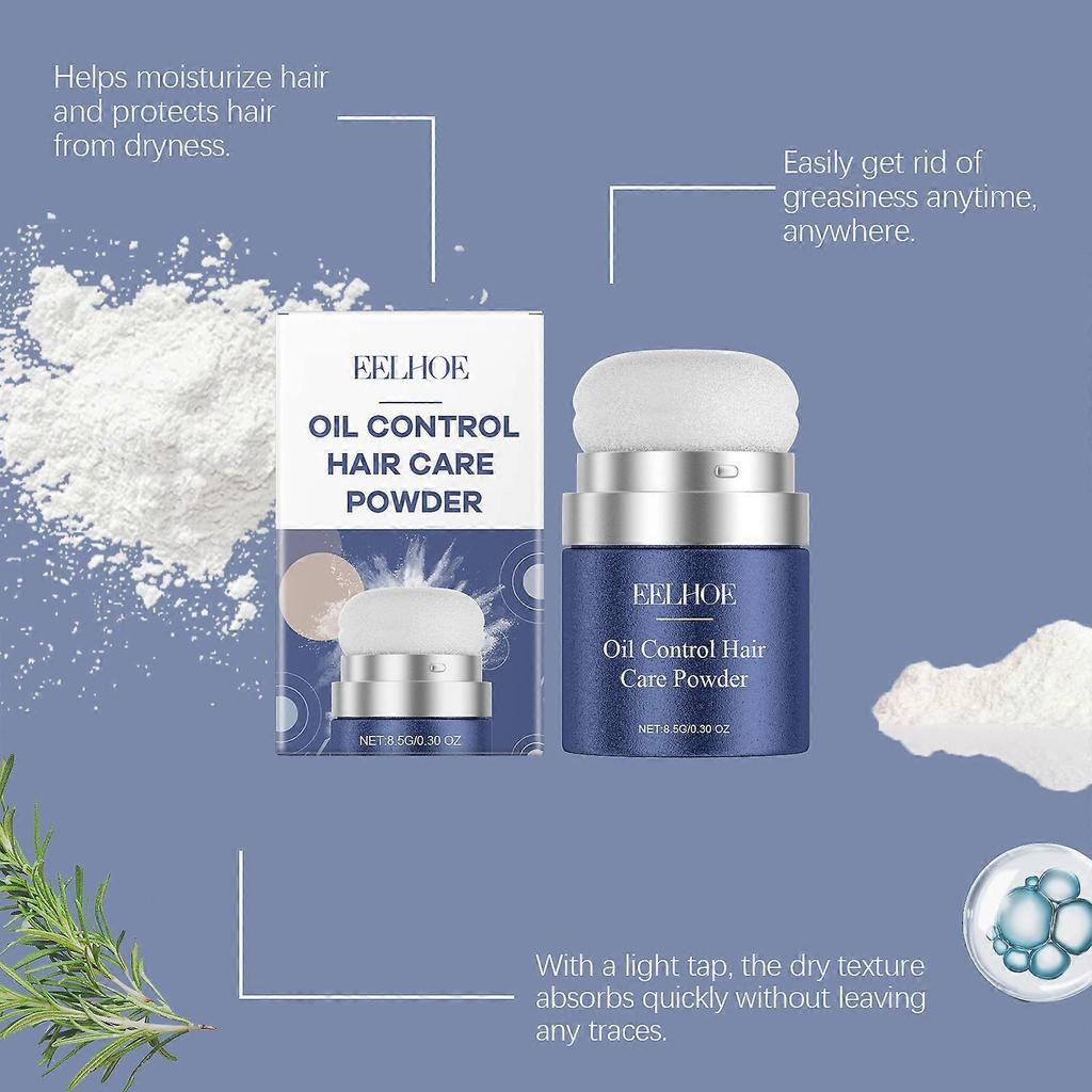Oil Control Hair Volume Powder, Long Lasting Hairs Styling Powder, Mattifying Root Fuller Looking Refreshing Hair, Keeps Hair Soft and Fluffy All Day