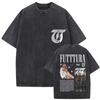 Singer Tini Stoessel Futtura Album  Graphic T Shirts Men Women Fashion Vintage Washed Oversized Tshirt Fans Gift Streetwear