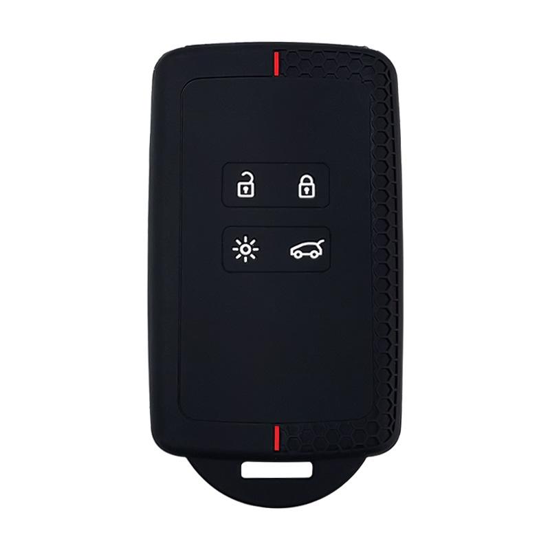 Renault Key Case: Honeycomb Pattern Silicone Bag for Koleos/Fenglang/Fengdu - Anti-Fall Remote Protection