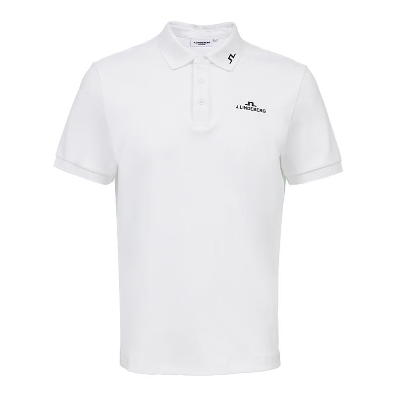 J.LINDEBERG Men's Cooling Trendy Short Sleeve Polo Shirt