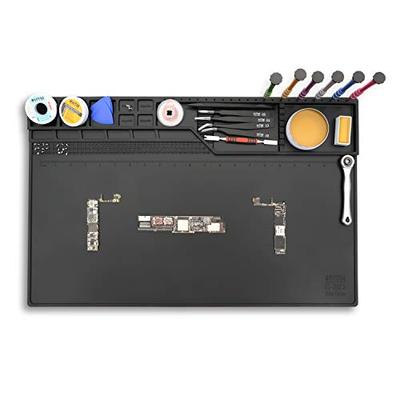 Kaisi Silicone Soldering Mat, 55x35cm, Magnetic, for Welding, 500°C Hot Air Resistant, Laptop Repair