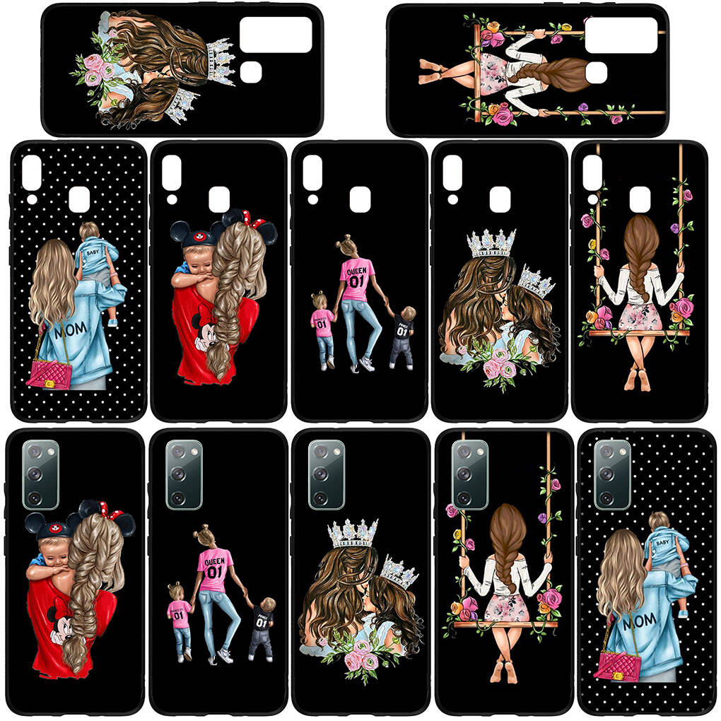 Cover for iPhone 17 16 15 Xiaomi Poco Redmi Note 14 13 12 11 Pro Max Samsung Galaxy S25 S24 S23 OPPO Huawei Baby Girl Mom Family Boy Woman Phone Case