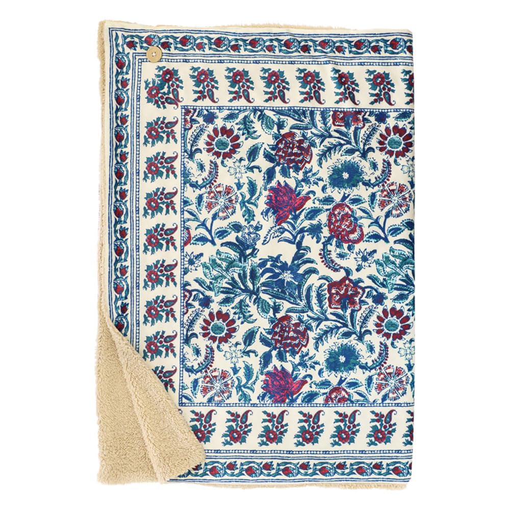 

Одеяло Tomo Corporation Bloom с блочной печатью 100 x 70 см Индиго Прибл.