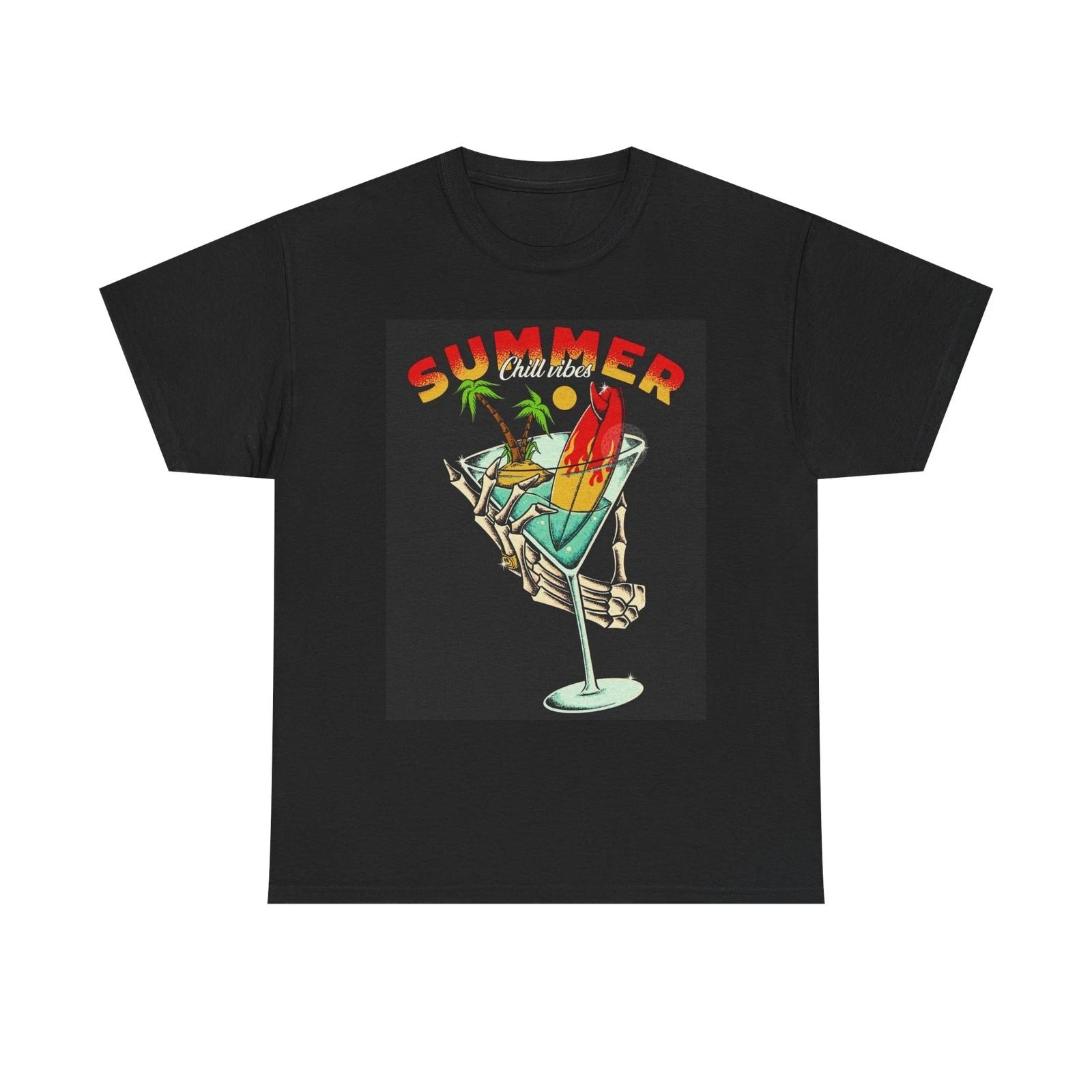 Men s and Women s T-shirts Summer Chill Vibes XXXL