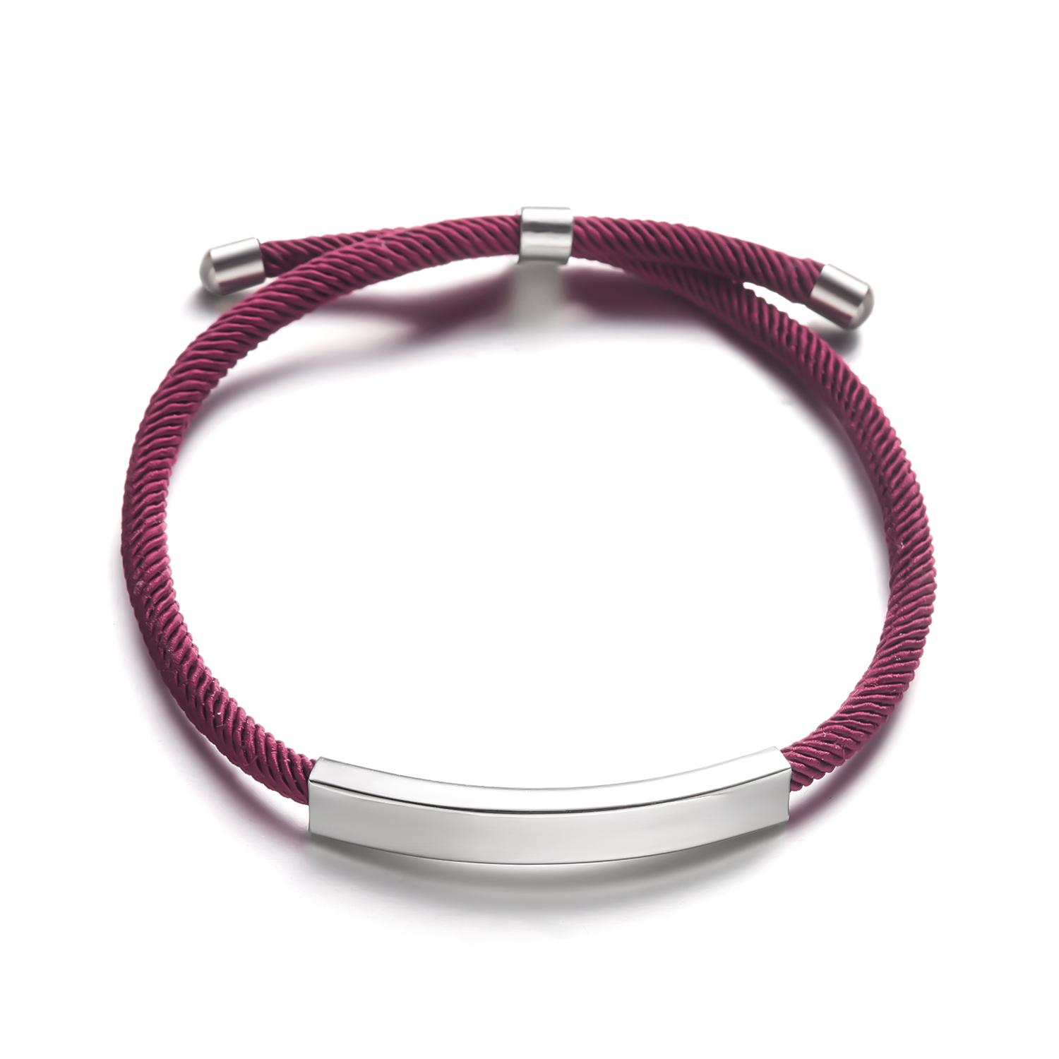 Personalized Engraved Custom Name Stainless Steel Bracelet Jewelry Name Words Letters Custom Bracelet Bangle For Women Men Gift