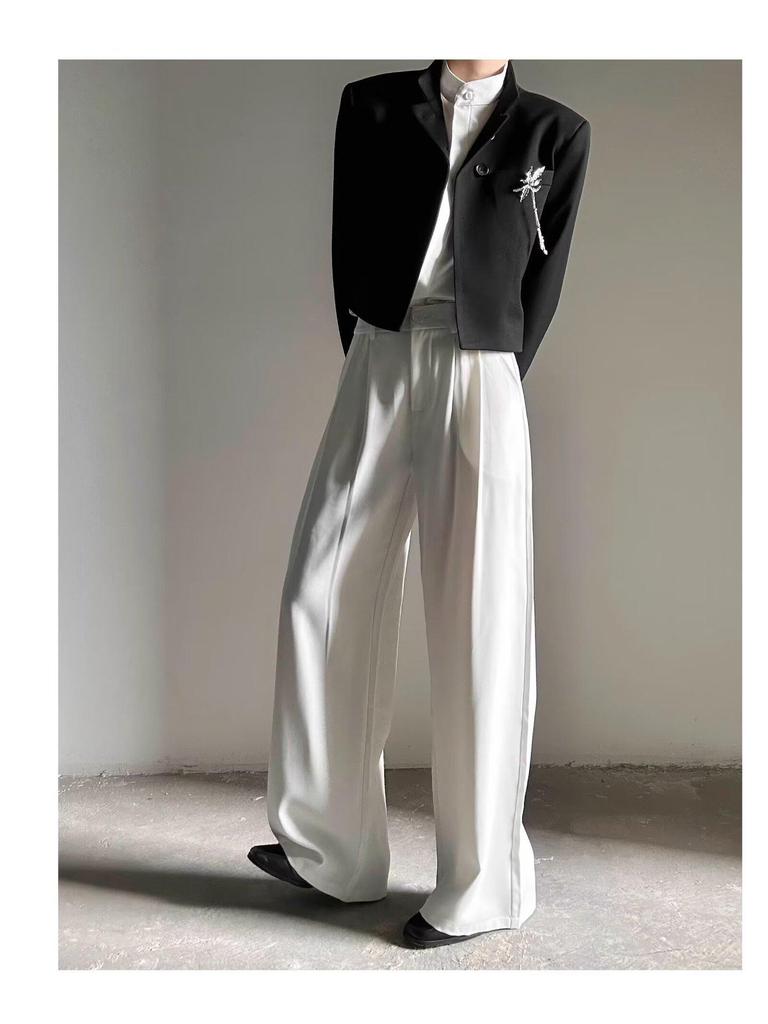 Chaqueta Casual Versátil de Corte Ajustado para Hombre Estilo Coreano