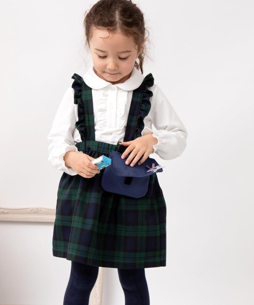 Ribbon Folding Pocket Pochette X for Pocket Attachable Pocket Clip Tissue Tissue Holder [panpantutu] [Panpantutu] (Gray Pink) Girls, Bag, Pocket,