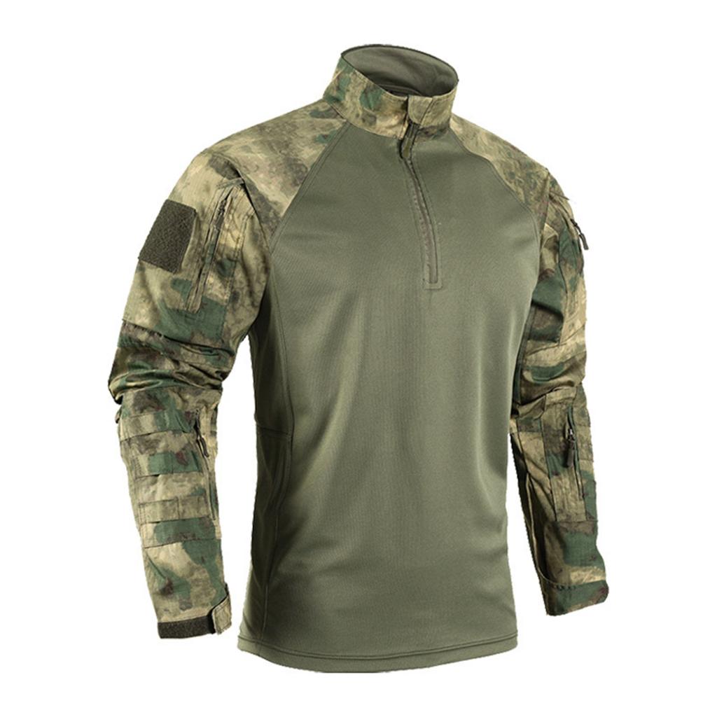 Men's Summer Long Sleeved American Camouflage Outdoor Training Suit