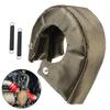 Car Titanium T3 Turbo Blanket Charger Cover Insulation Heat Shield Barrier Exhaust Header Wrap Tape Motorcycle Accessorie