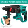Rechargeable Electric Hammer Power Drill for 18V Battery Multifunction Cordless Brushless Electric Rotary Hammer