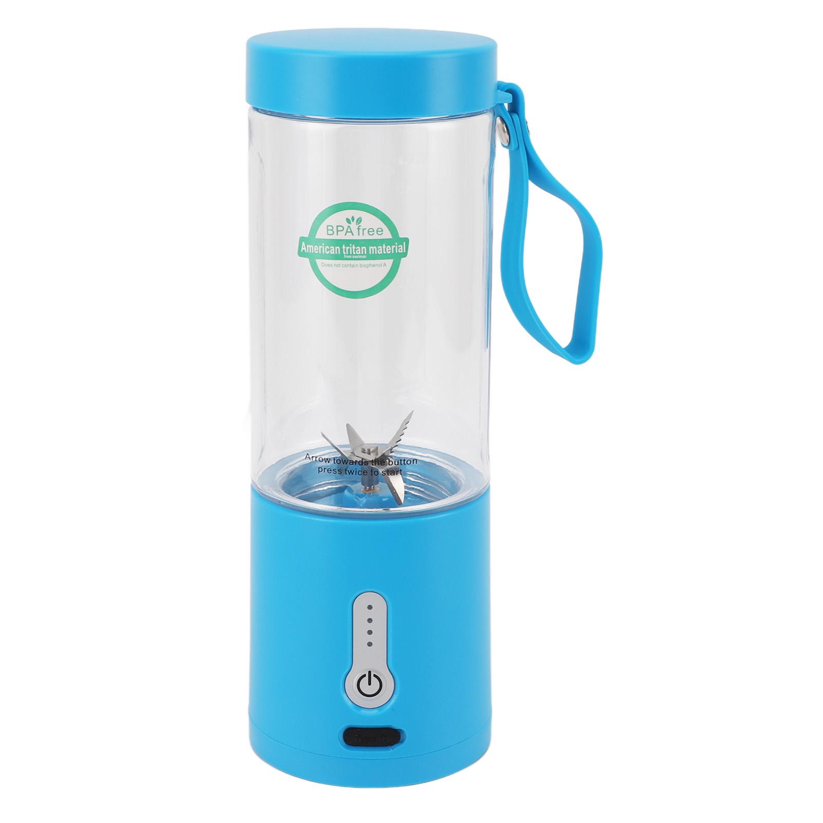 530ml Electric Juicer Cup USB Electric Juicer Blender Portable Blender Cup For Household Office Camping небесно-голубой