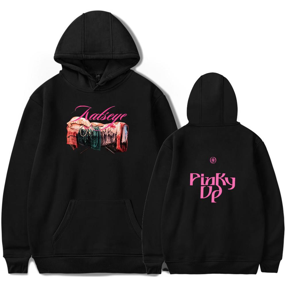 Katseye Hoodie Album Pinky Up 2026 Merch Long Sleeve Unisex Pullover Clothing Sweatshirt
