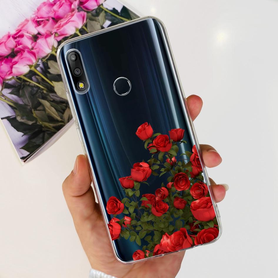 Pouzdro na telefon pro Asus Zenfone Max Pro M2 ZB631KL ZB633KL ZB630KL Pouzdra Silikonové Měkké Průhledné Kryt pro Asus X01BDA X01AD X01BD Funda