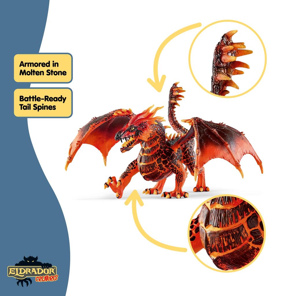 Schleich El Dorado Lava Dragon Figure 70138