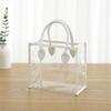 PVC Gift Bag Pink White Storage Bag Creative Shopping Bags