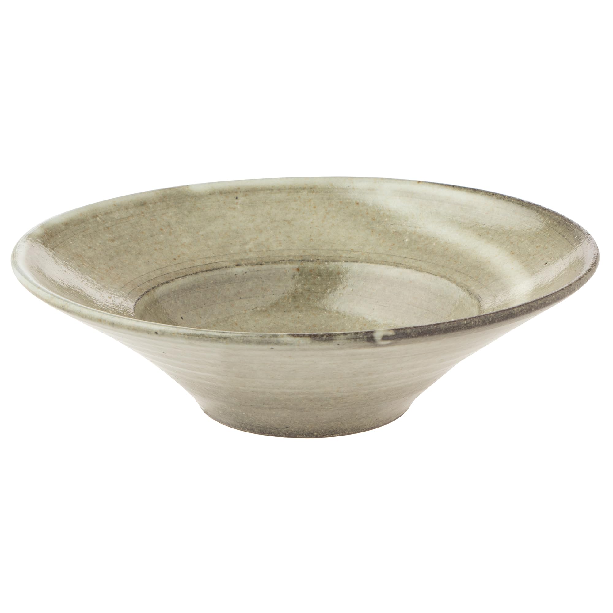 Marui Seito Керамика Сигараки Миска Хэтимон, Узор «Соломенное Облако», Бежевая, Диаметр 18 см, MR-3-4070