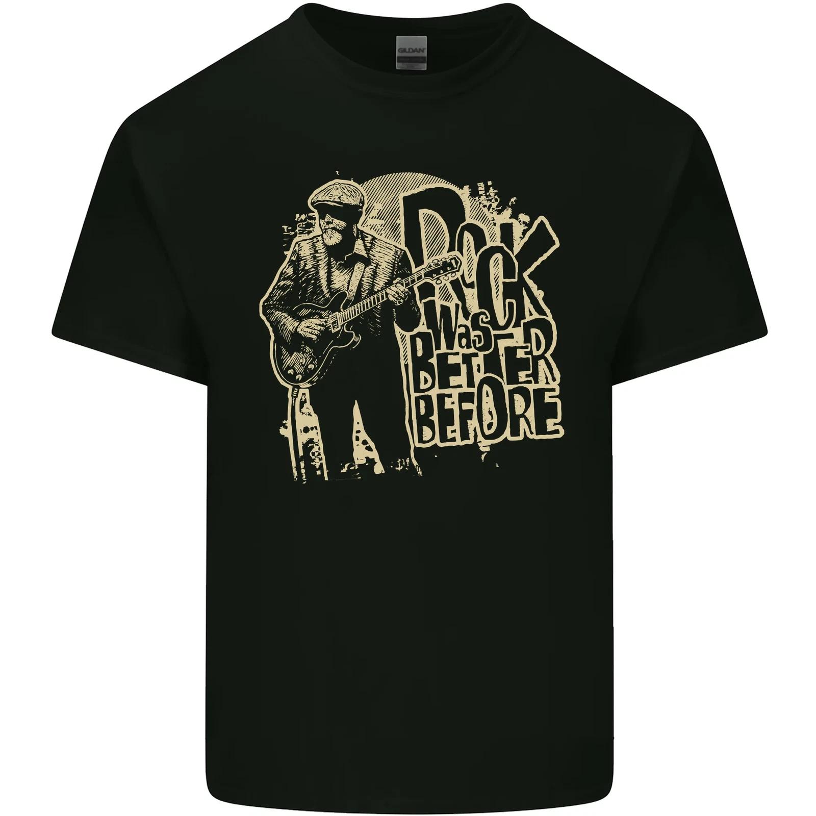 

Rock Was Better Before Guitar Music Kids T-Shirt Childrens M