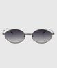 Tuditeo Bib Geek Chic Oval Tinted Nylon Lens Uv Protection Sunglasses C3 Gray