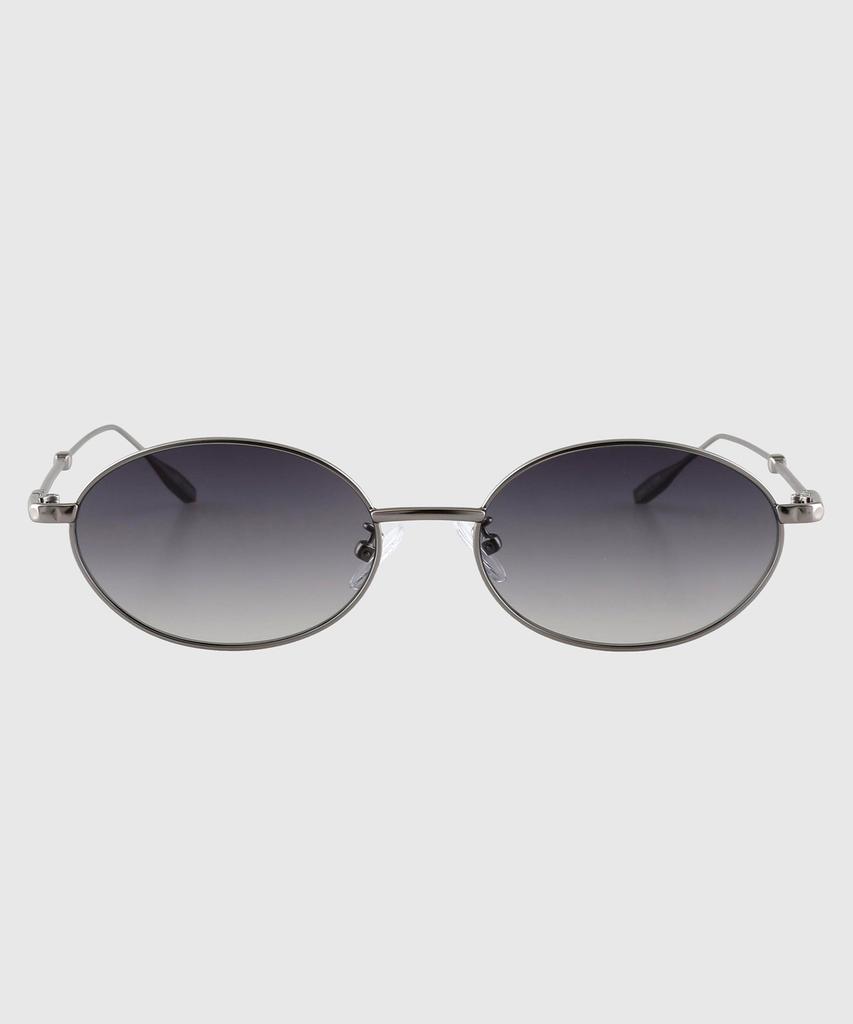 Tuditeo Bib Geek Chic Oval Tinted Nylon Lens Uv Protection Sunglasses C3 Gray