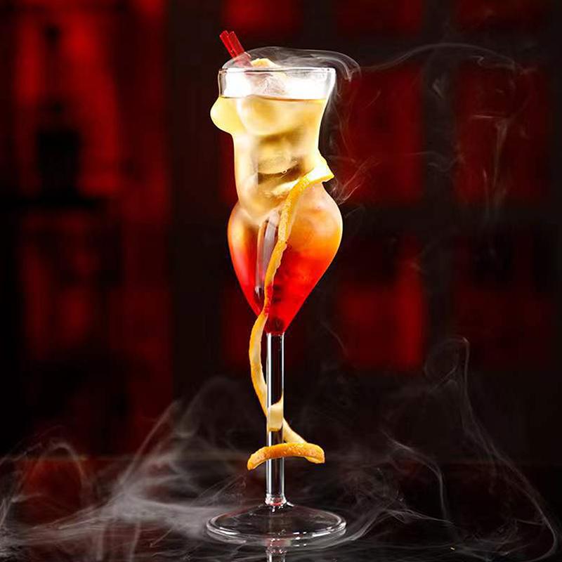 Kreatives Cocktailglas Sexy Damenkörperform Whiskey-Kelch Weingläser Lustiger Bierbecher Für Party Hausbar KTV Nachtclub
