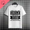 Funny Uncle Level Unlocked Graphic Tshirt Casual Fashion Streetwear 100 Cotton Short Sleeve Crew Neck Tshirt Perfect For Gift
