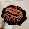 1 Stück Halloween Süßes oder Saures Regenschirm mit Kunststoffgriff, Geeignet für alle Jahreszeiten Zuhause Reise Outdoor-RegenschirmDD1080