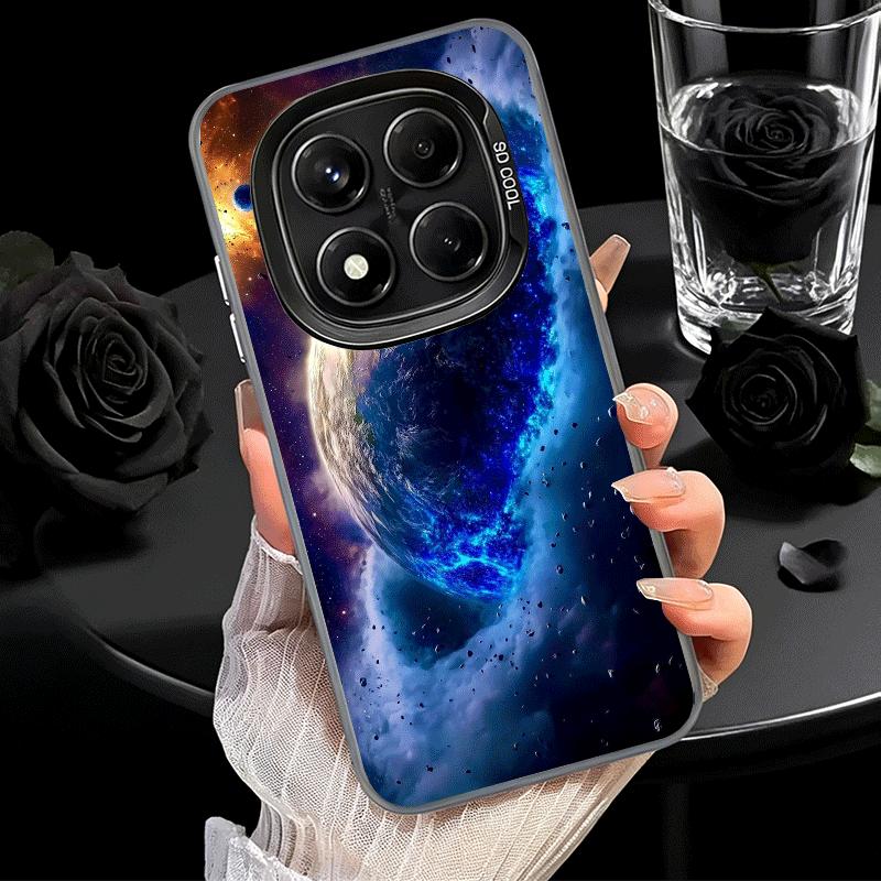 Earth Stars Space Universe Soft Phone Case for Xiaomi Redmi Note 13 14 15 Pro Plus 12S 12 11S 11 11T 10S 10 Shockproof Cover Bac