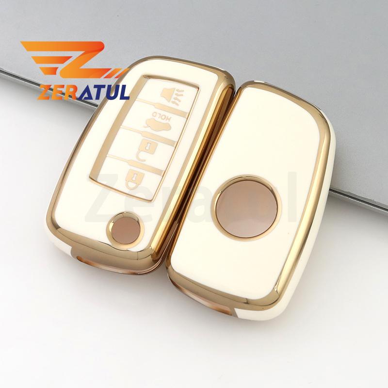 4 Buttons Car Key Case Cover Tpu Auto Shell Holder For Nissan X-Trail Qashqai J11 Juke Murano Micra Tiida Maxima Altima Kicks