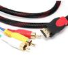 3RCA-auf-HDMI-kompatible Test-Litze-Adapter 3RCA-auf-HDMI-kompatibles Schaltkabel