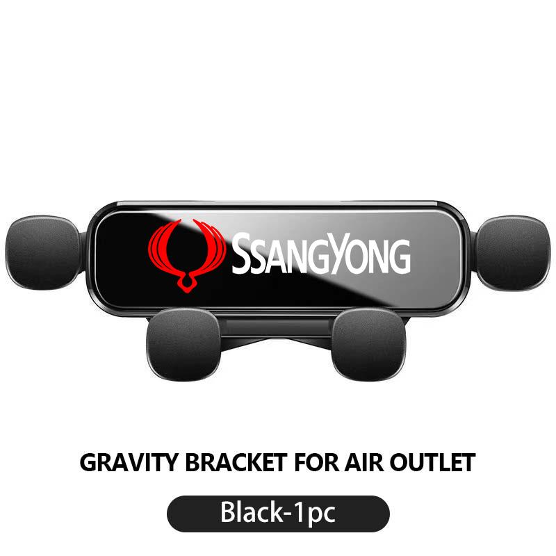 

For SsangYong Gravity Metal Magnetic Car Phone Holder Auto Accessories Kyron Actyon Sport Tivoli Torres Korando C300 Musso